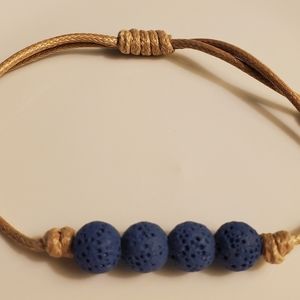 2/$15 Essential Oil Lava Bead Bracelet NEW
